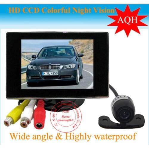 2 in 1 Car Monitor 4.3 inch TFT LCD screen / Monitor / DVD display / truck / school bus / coach and car wire rear view camera