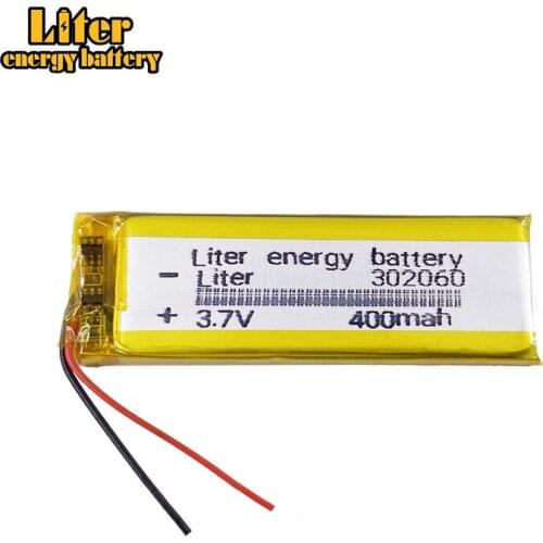 3.7v Polymer Lithium Battery 302060 282060 400mah Mp4 Mp3 Recording Pen N10 Md Special Battery