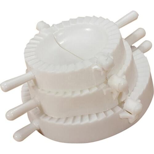 3Pcs 3 Size Pierogi Ravioli Empanada Maker Dumpling Press Mould Kitchen Gadget Round Shape Pastry Jiaozi Maker Press With Handle