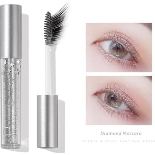 Diamond Glitter Fiber Mascara Volume Transparente Couleur Rimel De Colores Biały Tusz Do Rzęs Pestañina 4d Original Wholesale