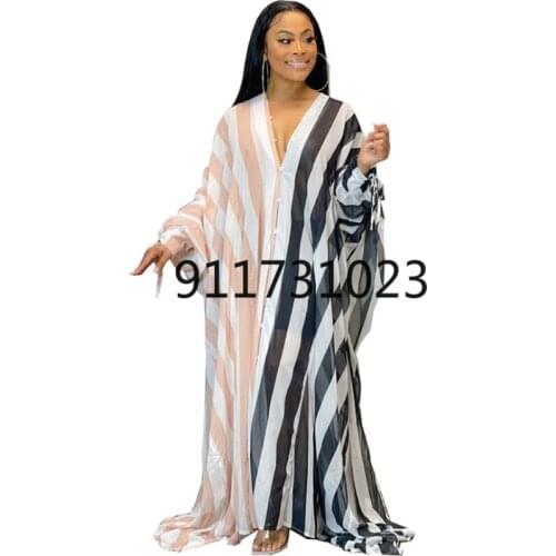 African Dresses for Women 2021 New African Clothes Dashiki Boubou Robe Africaine Femme Bazin Riche Party Africa Dress