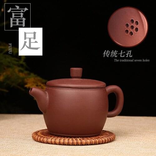 Rich purple sand teapot tank pot wholesale bowl ceramic tea set gift custom undressed ore your kiln quality goods
