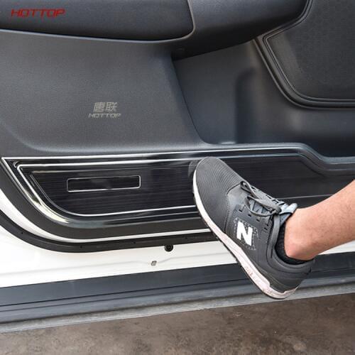 Brand Car Accessories Anti Kick Pad Car Door Guard Plate Cover Trim Decoration FOR HONDA CRV CRV 2017 2019 Car Styling