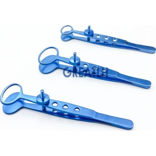 Chalazion Forceps Stainless steel Titanium alloy eye Instrument IOL folding tweezer