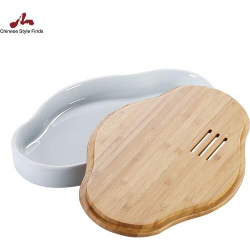 Tea Set Ceramic And Bamboo Tea Trays Tea Board Accessories Chinese Kung Fu Tea Tray Table