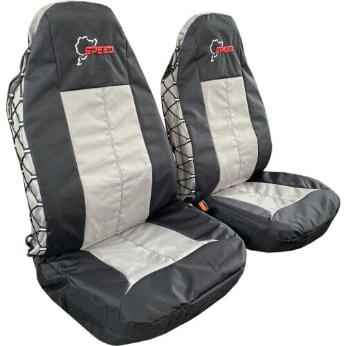 For Wrangler Seat Covers JK/JL 1987-2020 Waterproof Canvas Tactical Auto Protector Black Grey