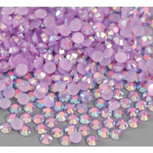 Black AB 2/3/4mm Nail Art Resin Jelly Rhinestone Round Flatback Rhinestone Glittler Resin Strass Stones DIY Nail Art Decoration