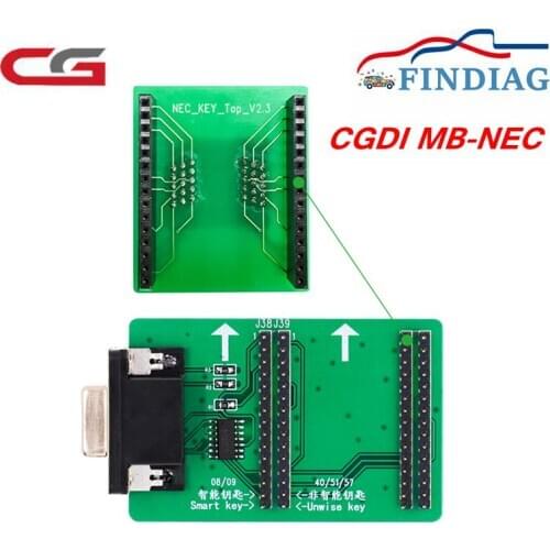 For CGDI MB Key Programmer Supports Erase & Read & Write Newest NEC Adaper ForCGMB Key Programmer