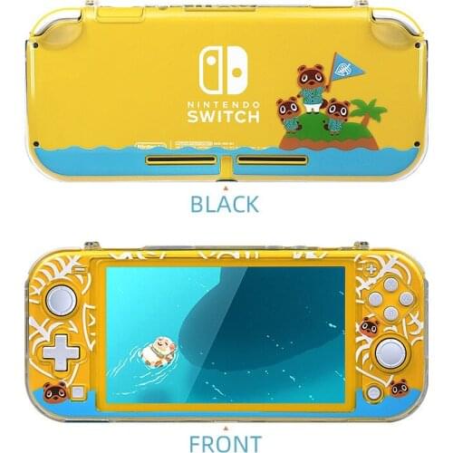 Crystal Protective Case For Nintendo Switch Console Transparent Hard Animal Protection Clear Cover for Switch Lite Cute Case