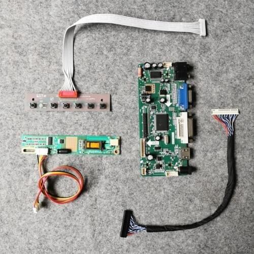 M.NT68676 VGA+DVI DIY kit 1CCFL 1440*900 Fit CLAA154WP04A/CLAA154WP05A/QD17TL02/QD14TL03 matrix LCD drive board LVDS 30 Pin