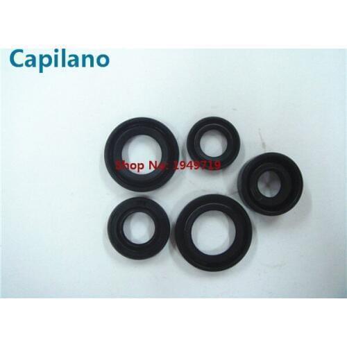 Motorcycle JH70 full / complete oil seal engine seal rubber gear shaft seal for Jialing 70cc JH 70 engine seal parts