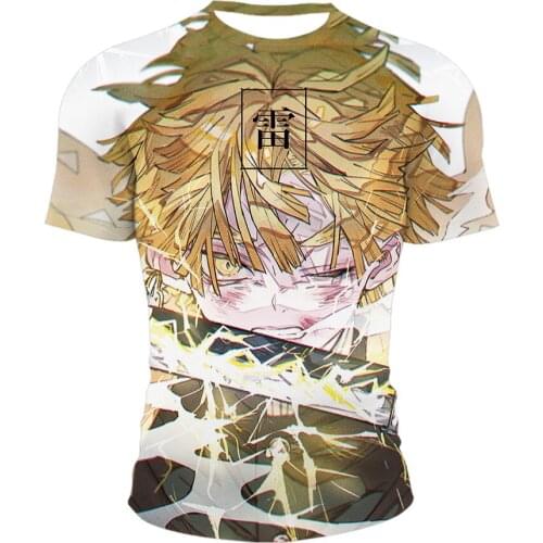 2021 new Japanese comic cartoon mens T-shirt street trend popular 3DT shirt