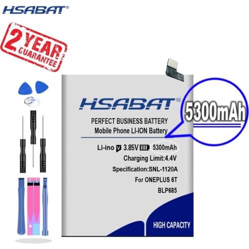 New Arrival [ HSABAT ] 5300mAh BLP685 Replacement Battery for ONEPLUS 6T one plus 6T one plus 7