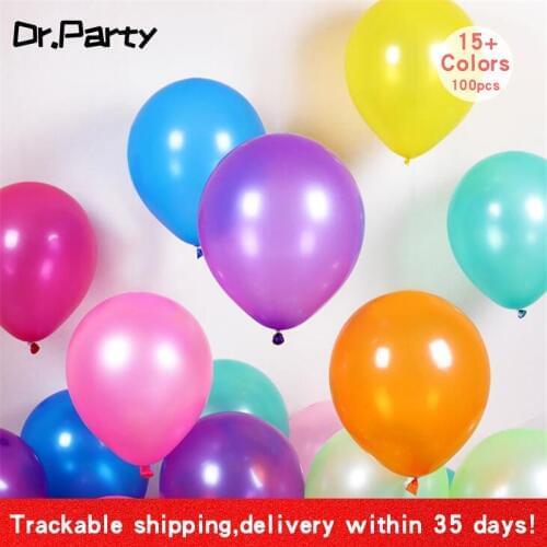 Wholesale 12inch 2.8g Latex Air Balloons 100pcs Happy Birthday Party Balloon Decoration Baby Shower Supplies Free Shipping JL018