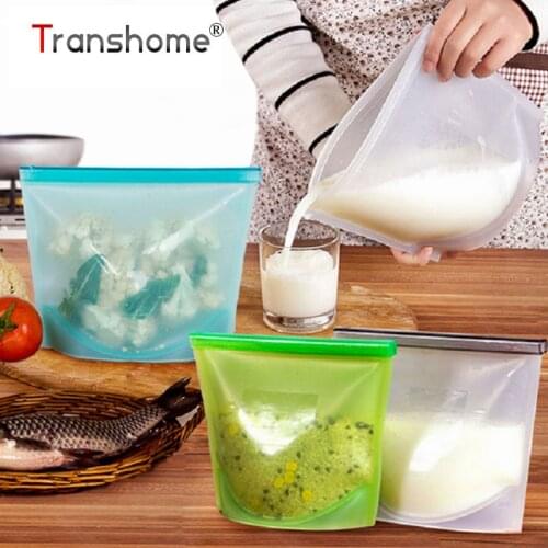Food Grade Silicone Freshness Preservation Bags Protection Food Container Package Kitchen Tools Storage Bag Kitchen Accessories
