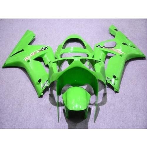 Custom Motorcycle Fairing kit for KAWASAKI Ninja ZX6R 03 04 ZX6R 636 2003 2004 Classical green Fairings set +gifts SQ01
