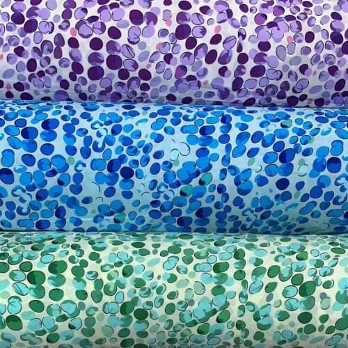 Lovely Dot Stone Fabric Stretchy Chiffon Clothing Material DIY Sewing Textile