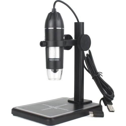 Adjustable 1600X 3 in 1 USB Digital Microscope Type-C Electronic Wireless Wifi Microscope Camera 8 LED Zoom Magnifier Endoscope
