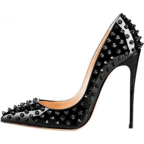Spikes Rivets So Kate 12cm/10cm/8cm High Heels Pigalle Wedding Shoes Women Pumps Shoes Woman Brand Design