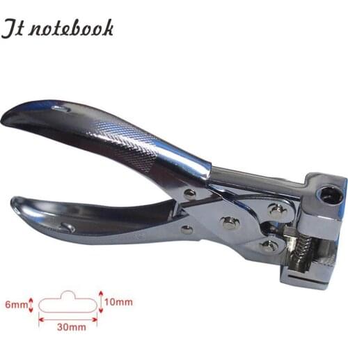 T Slot Shape Puncher Paper Cut Tool ID Punch Cutter Plastic Card paperboard Badge Tag PVC Identity Plier Hole stationery Office