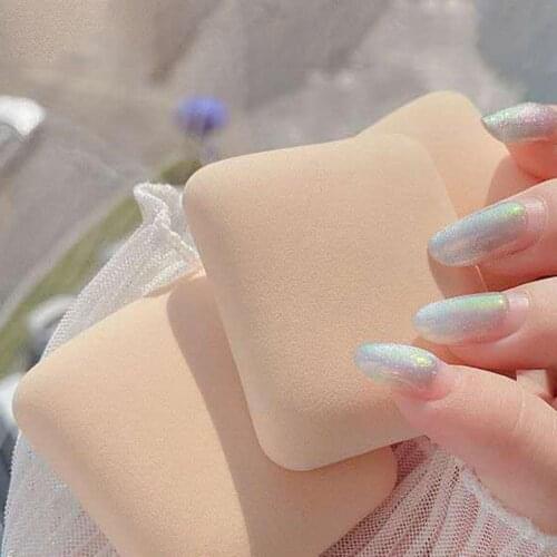 2Pcs Foundation Powder Sponge Puffs Powder Puff Delicate Exquisite Synthetic Soft Face Powder Puff for Girl Make Up Tools