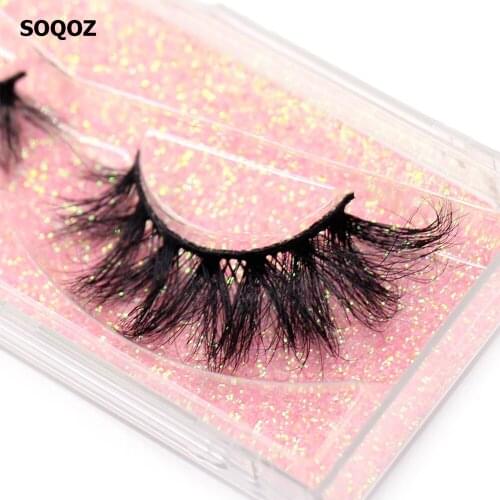 3D Faux Lashes Mink Eyelashes Full Strip Fluffy Soft Wispy Volume Natural long Mink Lashes Eye Lashes Reusable Eyelashs Makeup