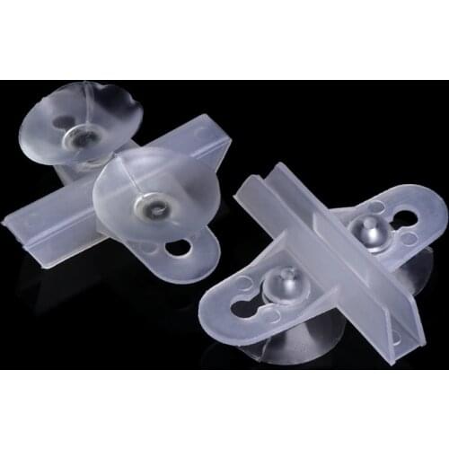 5pcs Aquarium Fish Tank Divider Suction Cup Divider Plastic Sheet Holder Set New