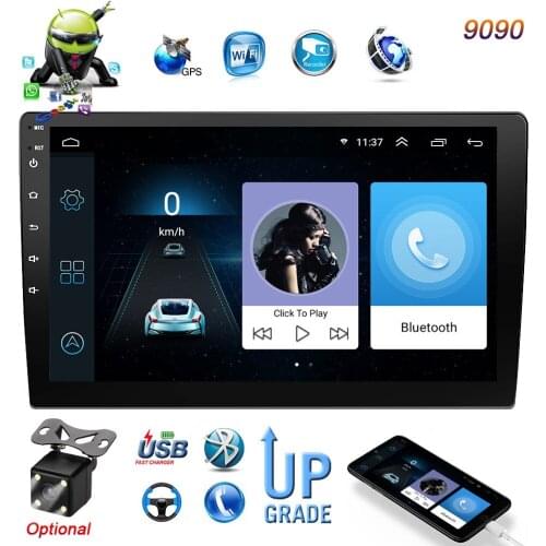 DHL 5Pcs/Lot Car radio 2 din Android Multimedia Player 9090 9 inch HD GPS Navigation Wifi Radio Stereo MP5 Bluetooth Car player