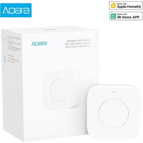Xiaomi Aqara Wireless Mini Switch Zigbee Connection Versatile 3-Way Control Button for Smart Home Devices Work With Mi home APP