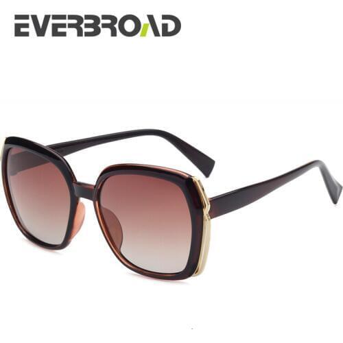 Big Brand Design French Grace Lady Sun Glasses Gradient Color Lens UV Protection Polarized Lens EV2746