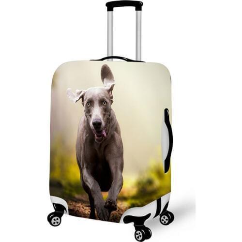 Suitcase Cover Animal Dog Prints Luggage Protective Covers Travel Accessories High Elastic Baggage Case Cover With Zipper