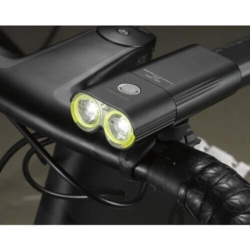 Gaciron V9D-1600 Bicycle Front Light IPX6 Waterproof 1600 Lumens Bicycle Light USB Rechargeable 5000mAh Power Bank Flashlight