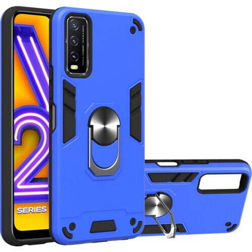 Hybrid Phone Case For VIVO Y20 Y50 Hard Stand Holder Ring Cover For VIVO Y91 Y95 Y93 Y91C