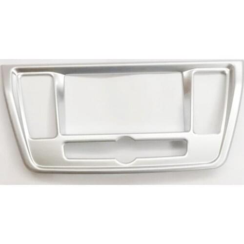 For MG GS 2015 2016 2017 ABS Chrome Car navigation panel Cover Trim sticker accessories car styling 1pcs