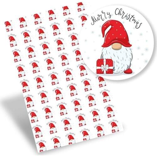 Faux Synthetic Leather Sheet Christmas Cartoon Printed Leather Fabric Santa Claus DIY Bows Handbag Craft Home Decor 22*30cm/pc
