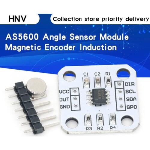 AS5600 magnetic encoder magnetic induction angle measurement sensor module 12bit high precision