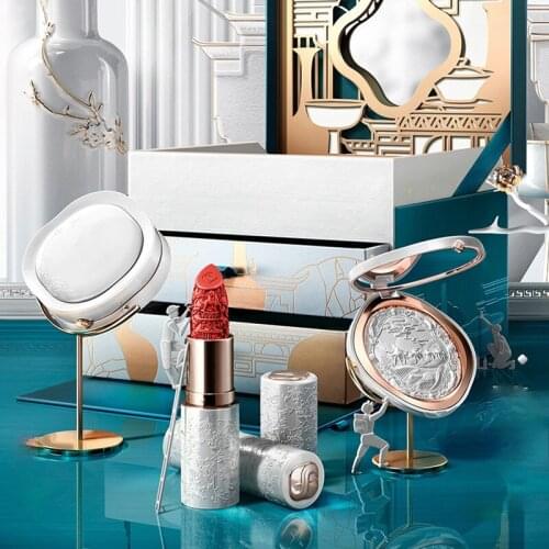 Eternal Love and Ceramic Makeup Set Lipstick Loose Power Air Cushion Combination