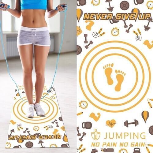 New Non Slip Skipping Mat For Adult Children Jumping Training Tapete With Jump Rope Mute Dance Fitness Exercise Pilates Yoga Mat