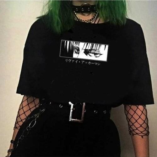 Attack on Titan Titans Attack tshirt t-shirt male couple clothes harajuku kawaii plus size ulzzang graphic tees women