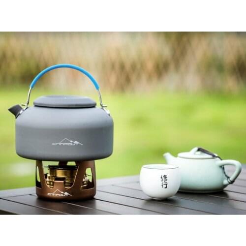 1.4L Camping Kettle Coffee Pot Teapot Tableware Aluminium Alloy Ultralight