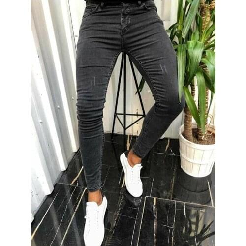 SHISHANGDEYEZI Ripped Jeans For Men
