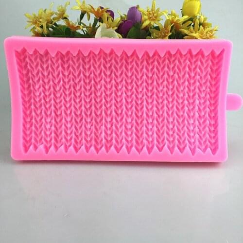 Wool Knitting Cake Sugar Rim Silicone Mold Chocolate Baking Decorative Mold Cake Border Silicone Mold Lace Silicone Mold Cake