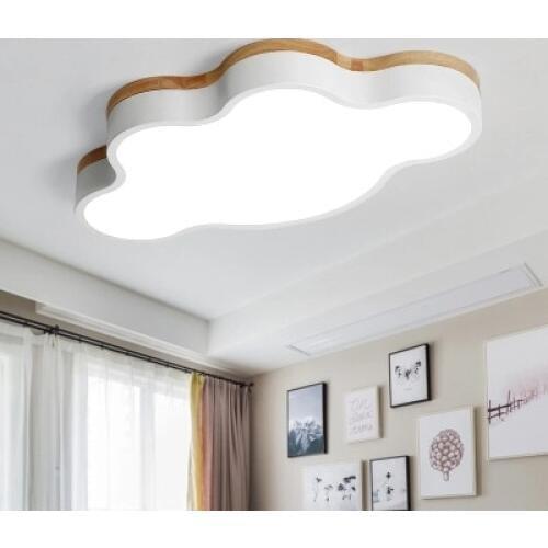 Macaron color LED Ceiling Lights For Child room Living Room cloud shape With Remote Control Ceiling Lamp Lighting Fixtures