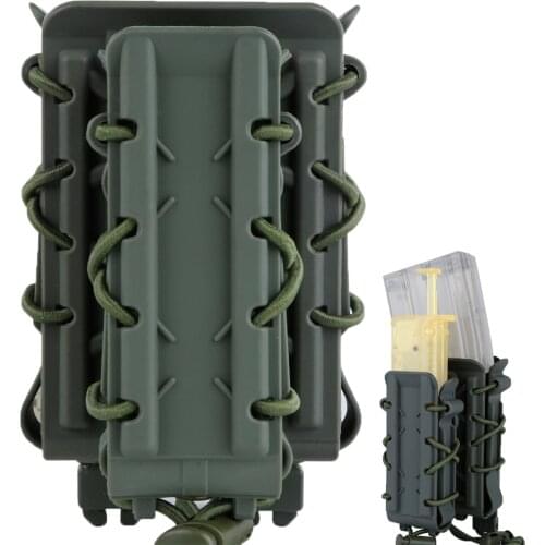 Tactical Magazine Pouch Holster With Molle Clip Military Wargame Airsoft Mag Holder For 7.62/5.56/9MM/45ACP Outdoor CS Game