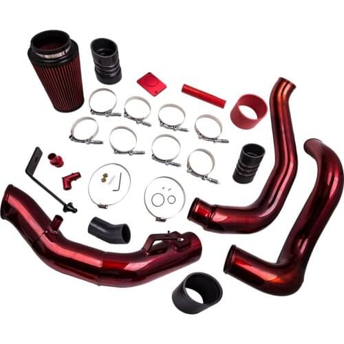 Intercooler Pipe & Cold Air Intake Kit & T-bolt Clamps for Ford Excursion 2003-2007