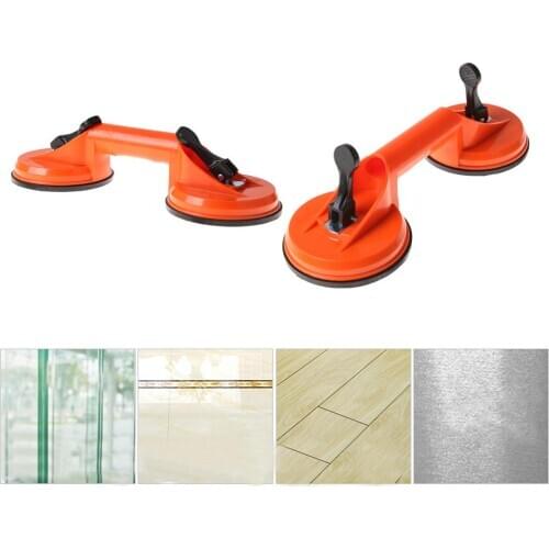 Premium Quality Heavy Duty Ceramic glass suction cup Double Handle Glass Puller Lifter Gripper Sucker Double Cups Glass Tile Suc
