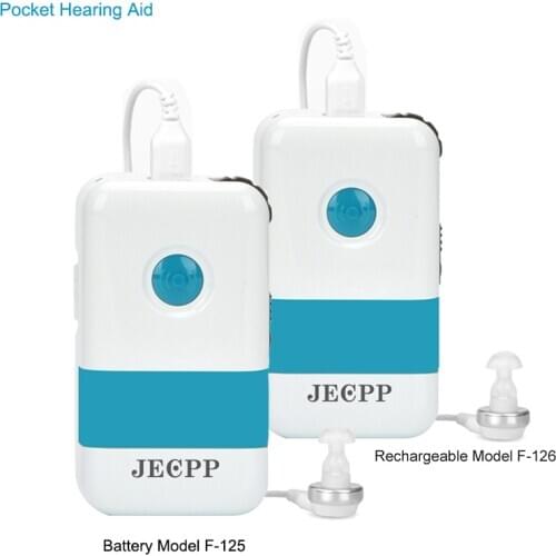 2021NEW!Digital Pocket Hearing Aid Ear Aids Pockettio F125 for Moderate to Severe Loss Sound Amplifiers Mini Hearing Device sale