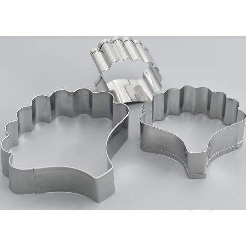 3Pcs/lot Large Stainless Steel Carnation Flower Petal Shaped Cutting Mold Designer DIY Polymer Clay Floral Cutter Molds Tools