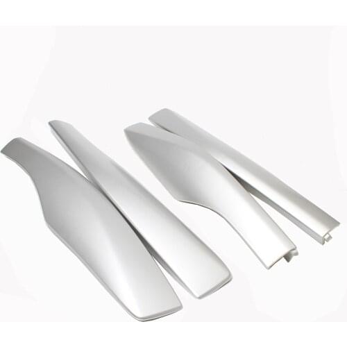 4pcs Roof Luggage rack guard silver color plasitc cover for FOR Lexus RX350 RX400h 2010-2012 2013 2014 2015 Auto car motor parts
