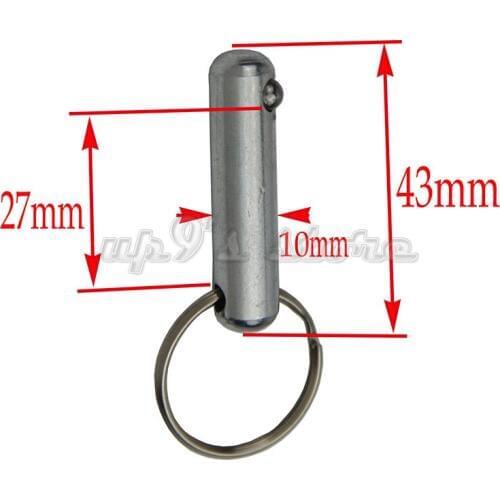 70pcs 10x43mm Boat Top Bimini Top Quick Release Ball Pin Marine Hardware Deck Hinge Replacement Accessories